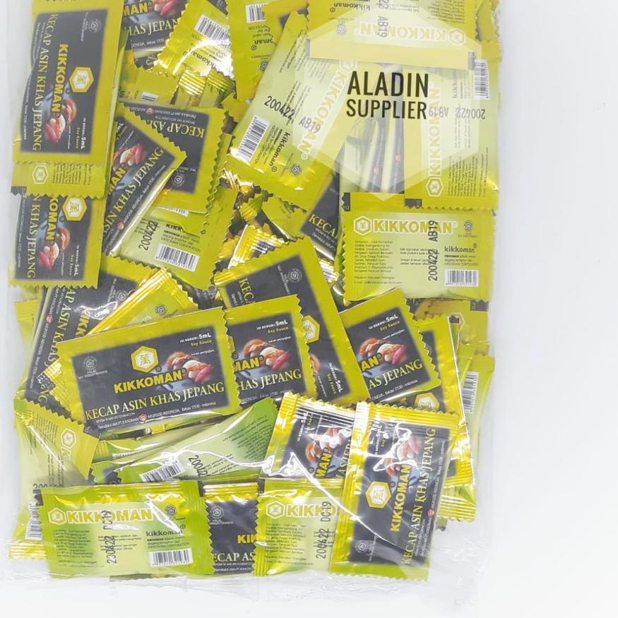 

☀ Kikkoman Sachet Kecap Asin Khas Jepang 5ml (Isi 100pcs) ➩