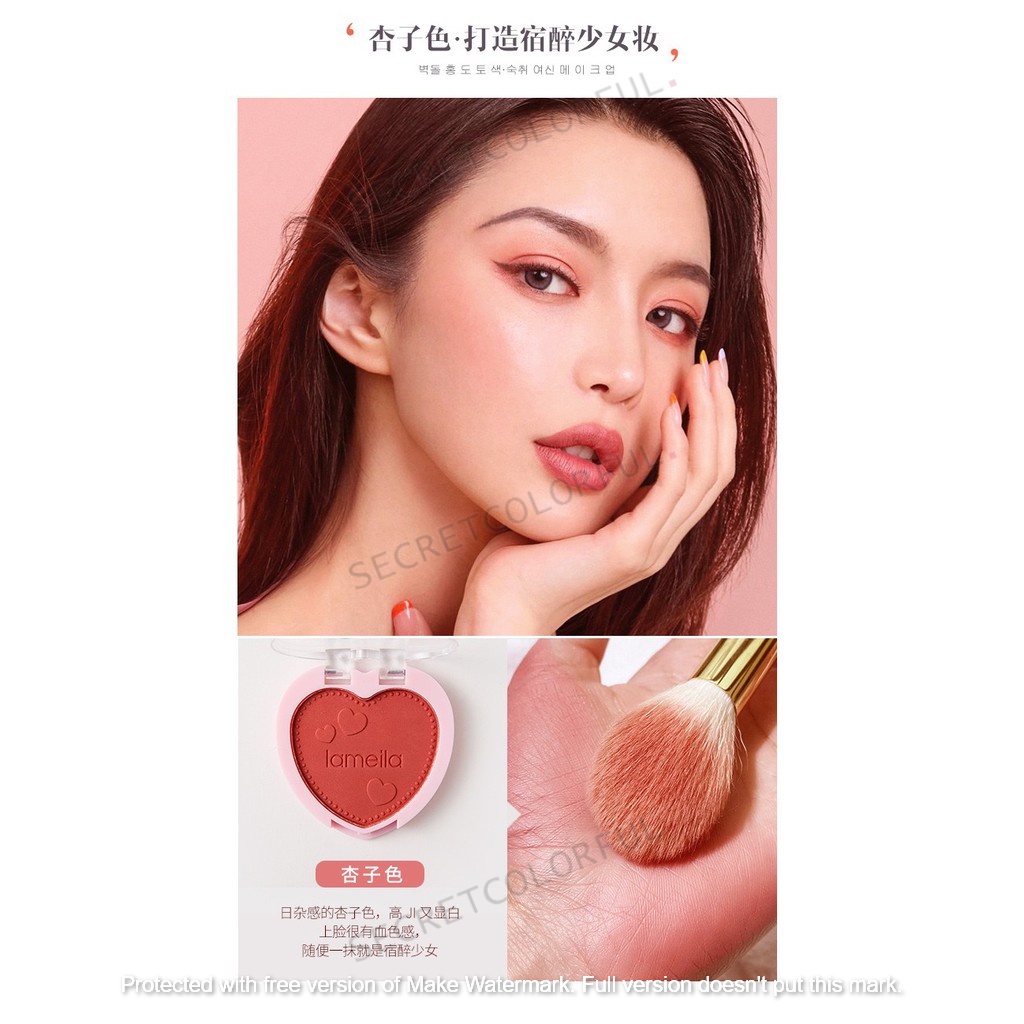 LAMEILA `New Blush On Palette 4 Warna Love