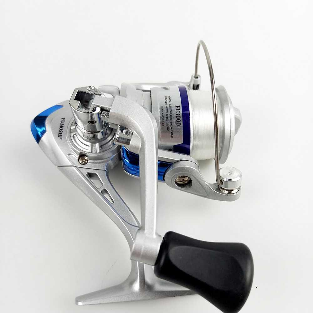 YUMOSHI FF3000 Reel Pancing Spinning 13 Ball Bearing 5.2:1 - Silver