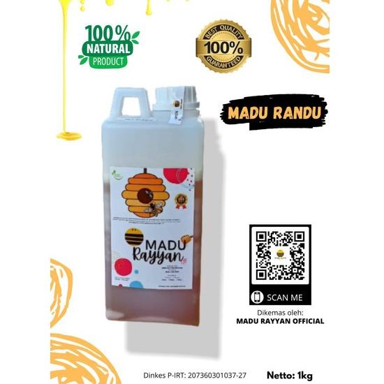 

Oyq58 madu randu 1kg( best seller)/Madu Asli/Madu Original/Raw Honey. Baru Restok