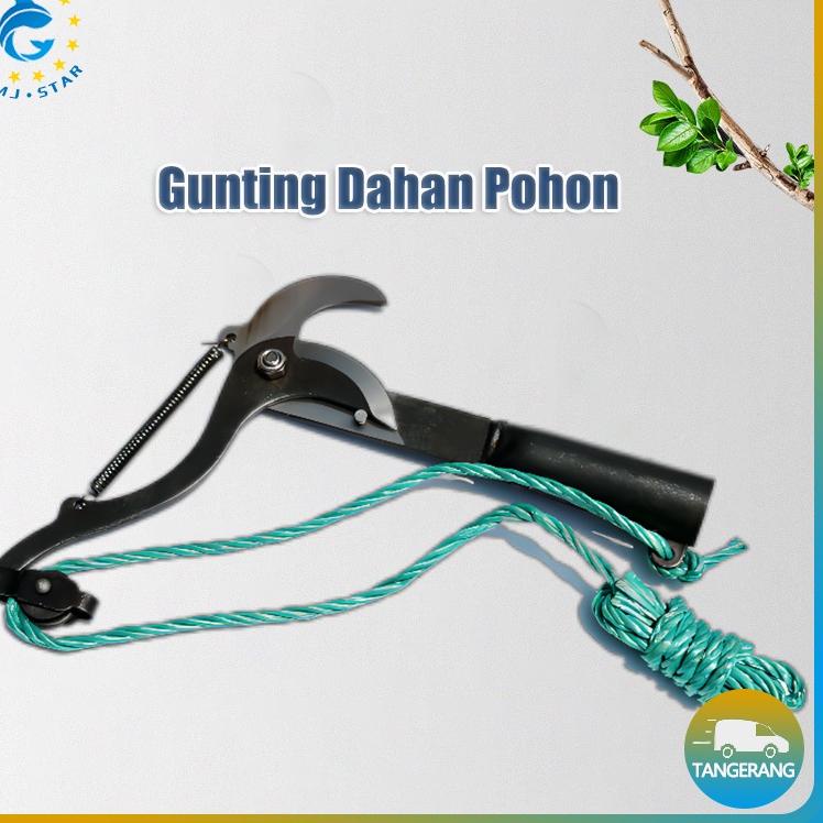 ۩ Gunting Dahan Pohon/Tree Pruner/Gunting Dahan Tarik/Gunting Tali Gergaji Pohon Anti Karat ۞