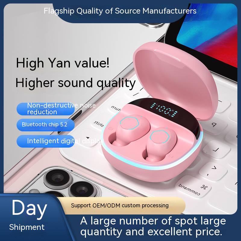 M13 TWS Bluetooth Headset mini tws in-ear 5.2 long-life intelligent digital Makaron headset