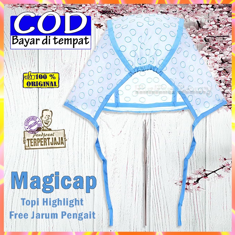 Topi Highlight Rambut Alat Pewarna Rambut Topi Semir Highlight Plastik Alat Semir Rambut Topi Bleach