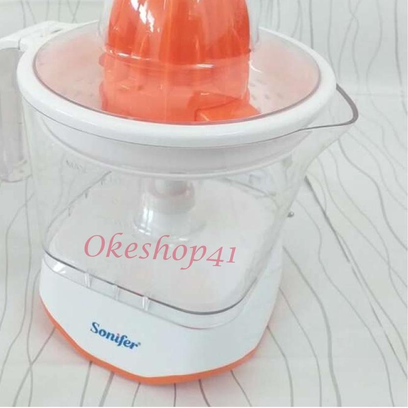 ◊ Sonifer SF-5514 Alat Peras Jeruk Otomatis Citrus Juicer Pemeras Buah Jeruk Elektrik ➸