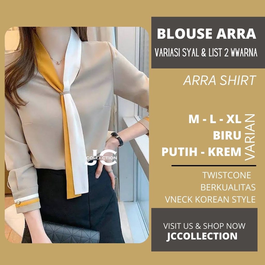 Blouse Wanita Korean Style Harra - JCCollections