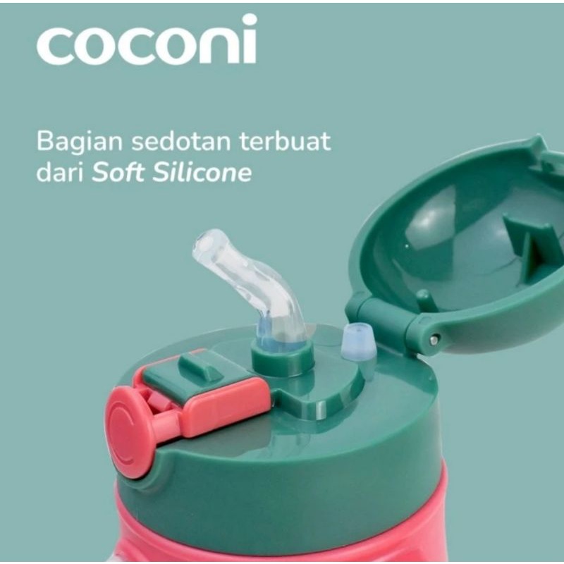 COCONI Stainless Steel Straw Bottle 240ml / Termos Botol Anak