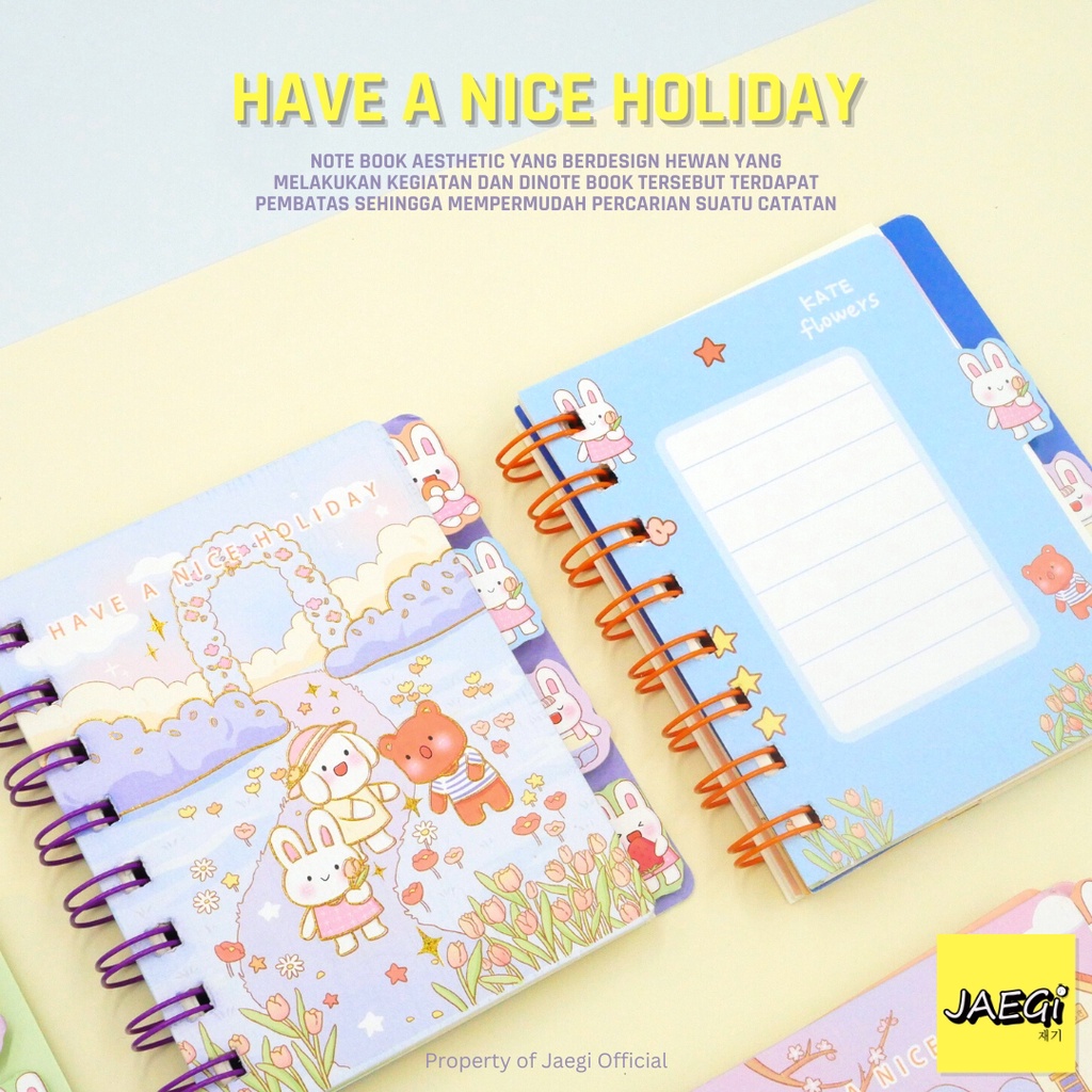 

JAEGi - Small Note Book / Buku Catatan 80 Lembar Have A Nice Holiday Edition
