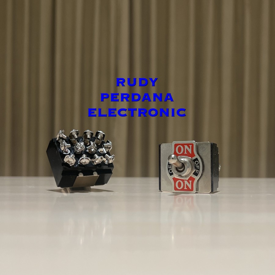 SWITCH TOGGLE SAKLAR TOGLE 12 PIN ON OFF ON 10A 250V 15A 125V KN3B-403