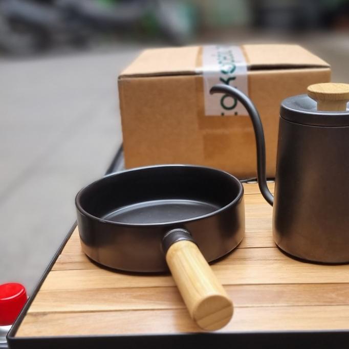 Frying Pan Bowl Ceramic