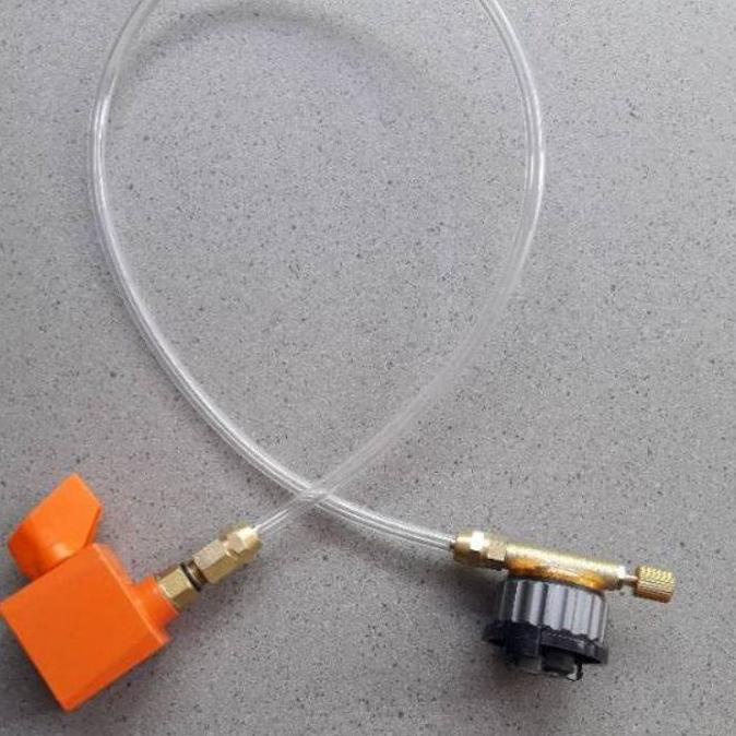 ➾ ALAT REFIL TABUNG GAS PORTABLE + TABUNG CANISTER  ALAT ISI ULANG GAS PORTABLE  HICOOK ◙