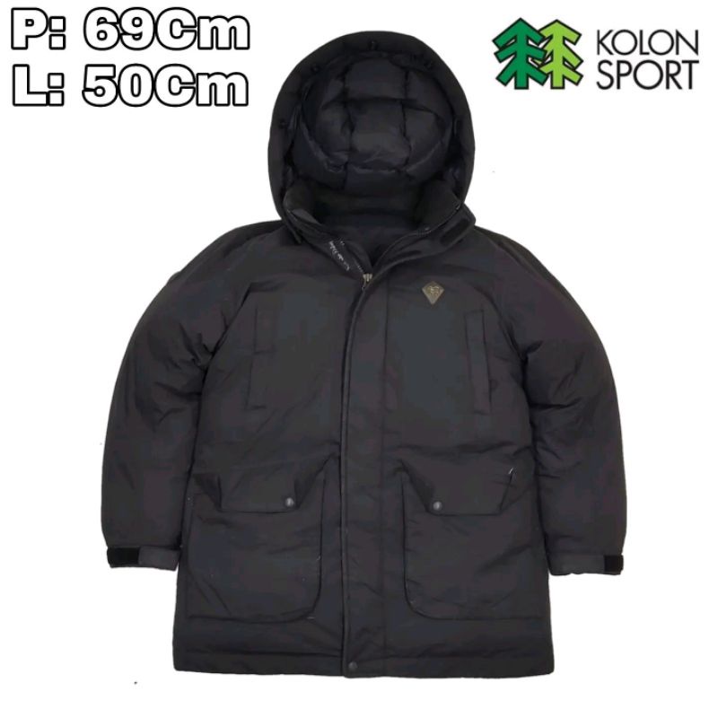 JK38 Jaket Parka Bulang Outdoor Anak 8 Th Kolon Sport Goosedown Bulu Angsa Winter Musim Dingin Hikin