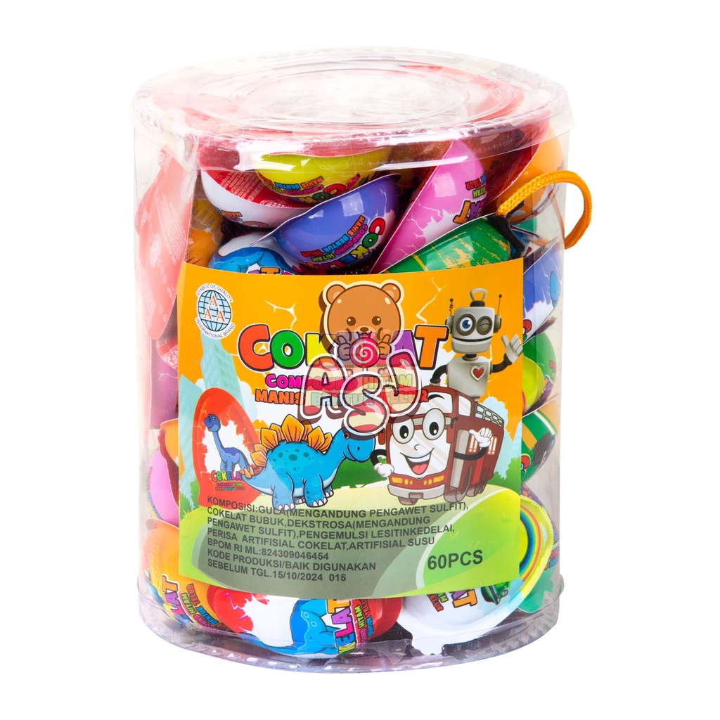 

AAA COKLAT COMPOUND BENTUK SETENGAH TELOR ISI 60