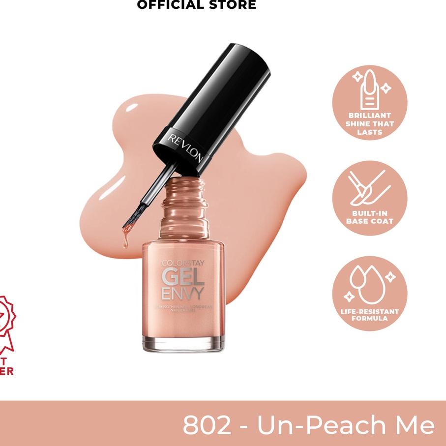 ➯ Revlon Kutek ColorStay Gel Envy (cat kuku hasil mengkilap dan tahan lama) ▼