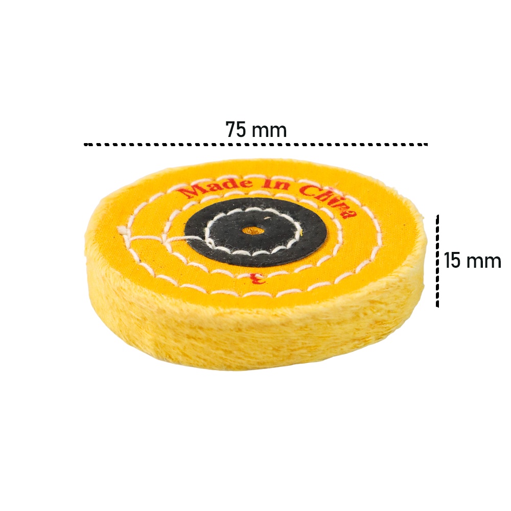 Pad Poles Buffing Pad Polishing Wheel 75 mm untuk Bor - AHC