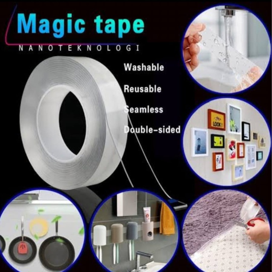 

DOBLE TAPE 3M SUPER/NANO GEL/ISOLASI BENING 10MM X 5 M