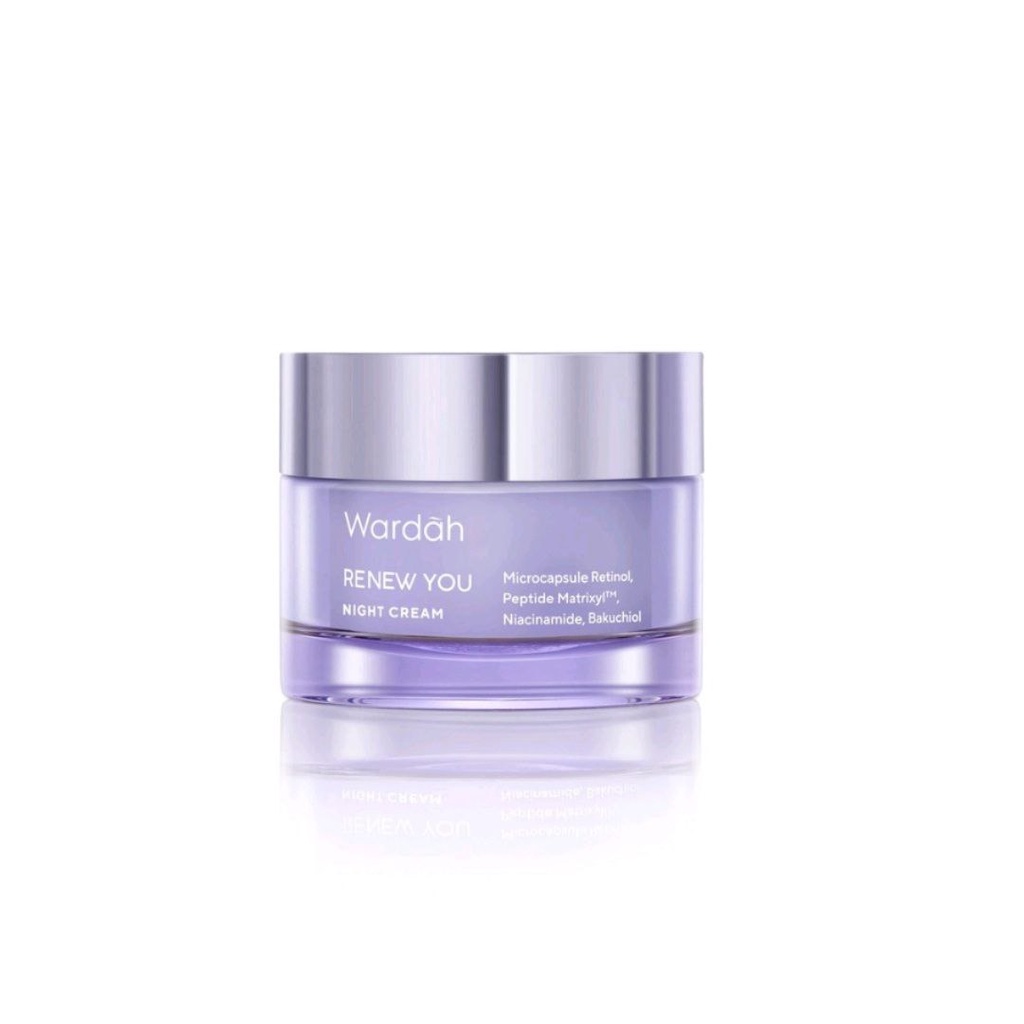 WARDAH RENEW YOU ANTI AGING NIGHT CREAM / KRIM MALAM WAJAH WARDAH