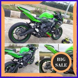 Knalpot Racing Yakuza Dual Hole Black Underbelly Full System Kawasaki ZX25R ZX 25R Zx-25R 1M4R23 ond