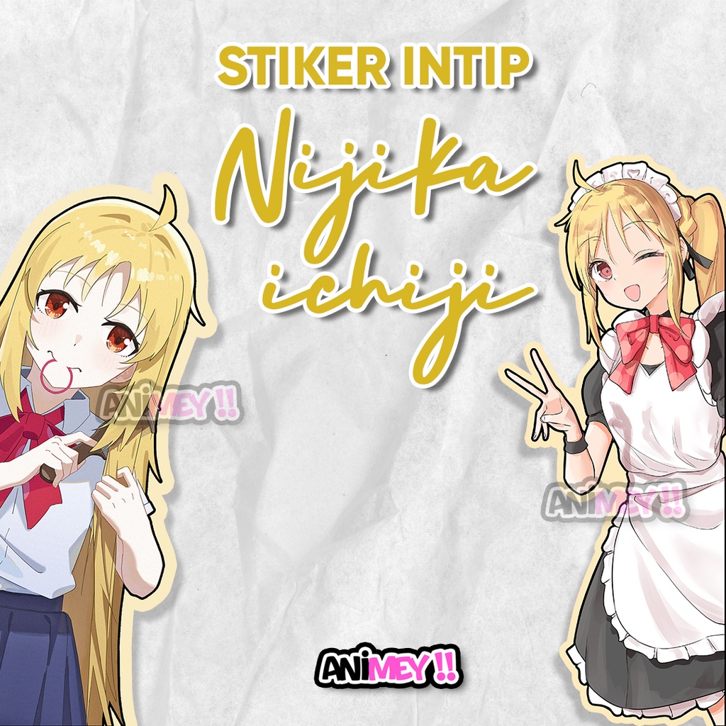 

Stiker Intip Samping Nijika Ichiji Bochi / Sticker Anime Waterproof