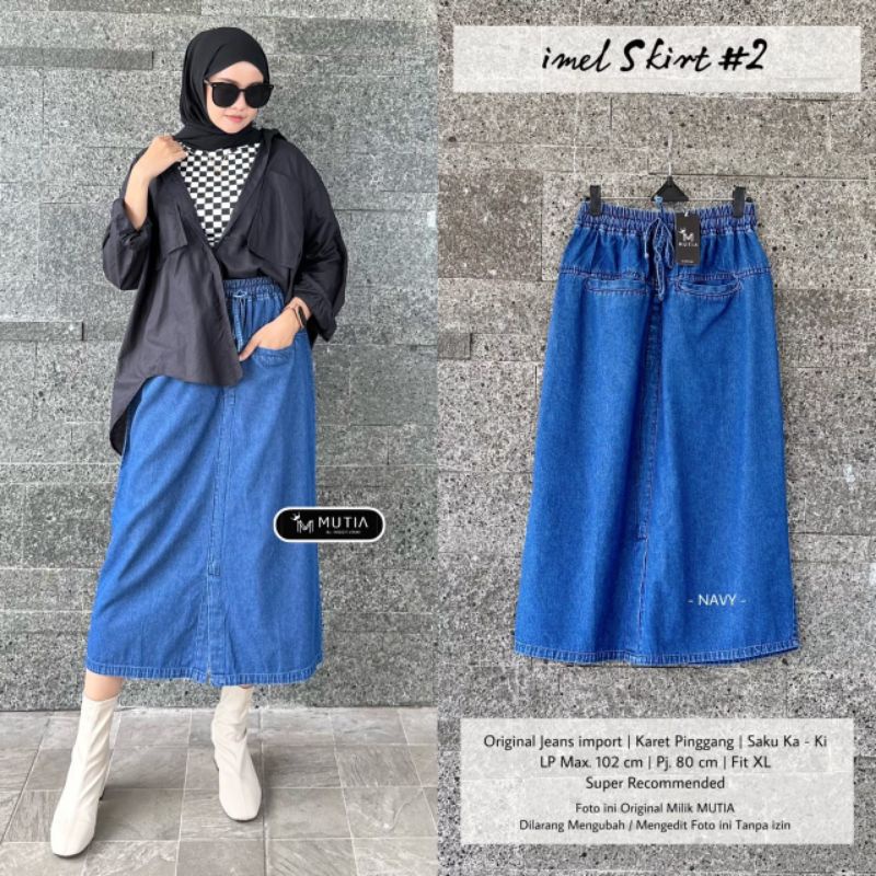 IMEL SKIRT #2 ORI MUTIA | Original Jeans Premium