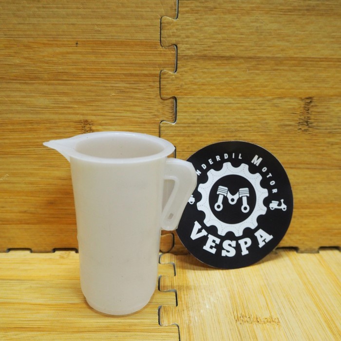 [Gelas Takar] Cangkir Takaran Oli Samping Vespa [Pengukur]