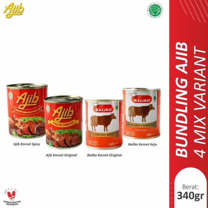 

Bundling Mix Ajib & Baliko - Kornet Sapi 340gr