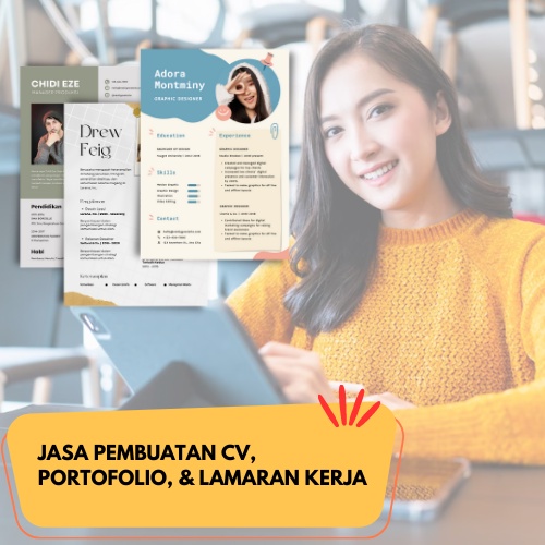 Pembuatan CV | Desain CV / Design CV dan Lamaran Kerja - FREE REVISI