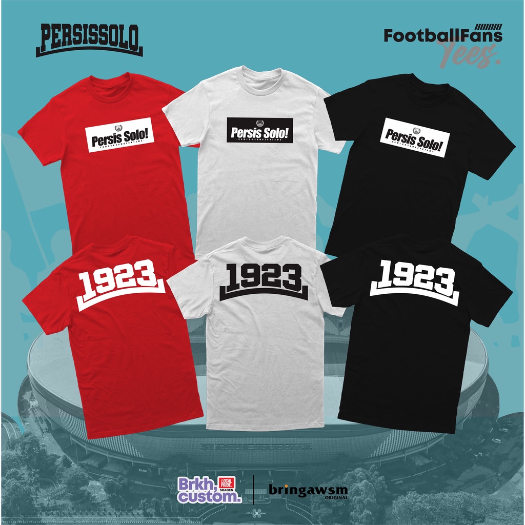 KAOS CASUAL SUPORTER PERSIS SOLO PASOEPATIULTRAS 1923 B6 KAOS BOLA LOKALPRIDE BRKHCUSTPM KAOS MURAH