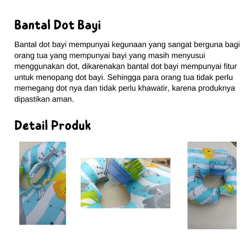 [rumahbayipdg] Bantal dot susu bayi / bantal dot bayi / baby bottle holder