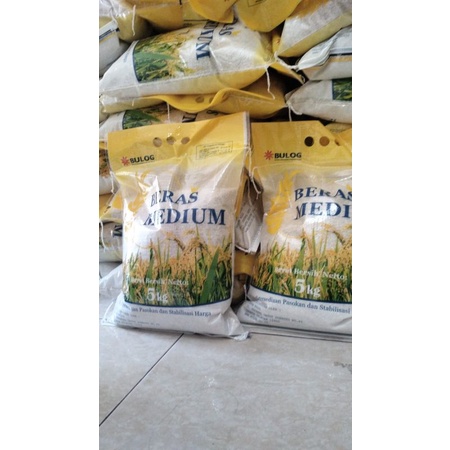 Beras Medium Bulog 5kg