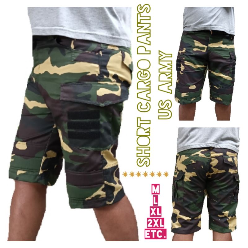 Celana Pendek Loreng Amerika US Army