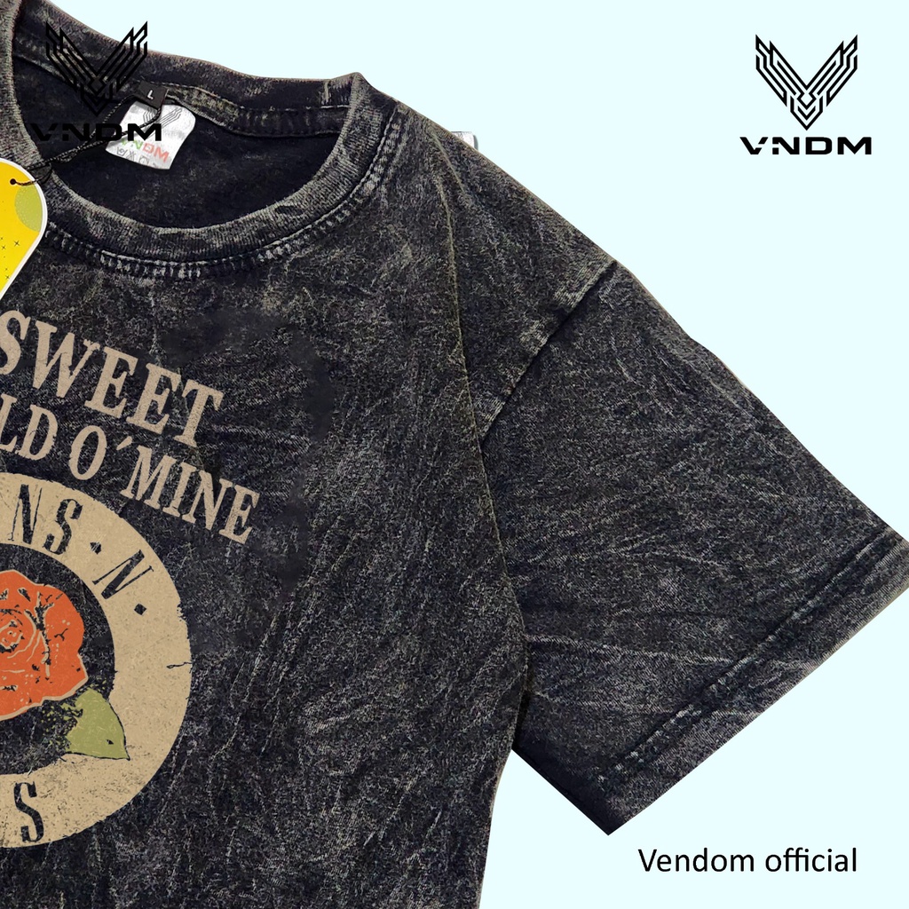 Vendom Kids Baju Kaos Anak Washet Laki Laki / Perempuan Unisex Umur 1-12 Tahun Bahan Cotton 30S VNDM musik