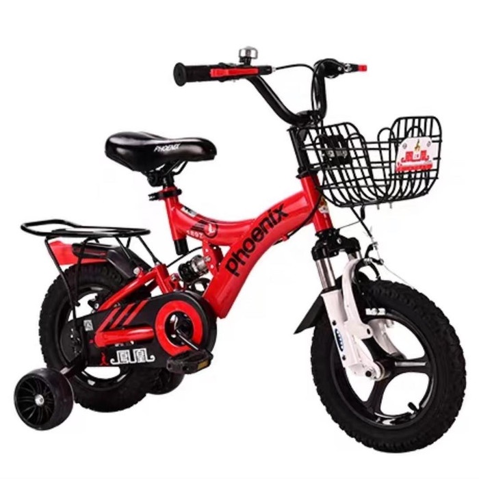 Sepeda Phoenix Anak 12,14 & 16 Inch Merah Dan Biru Ready Stock