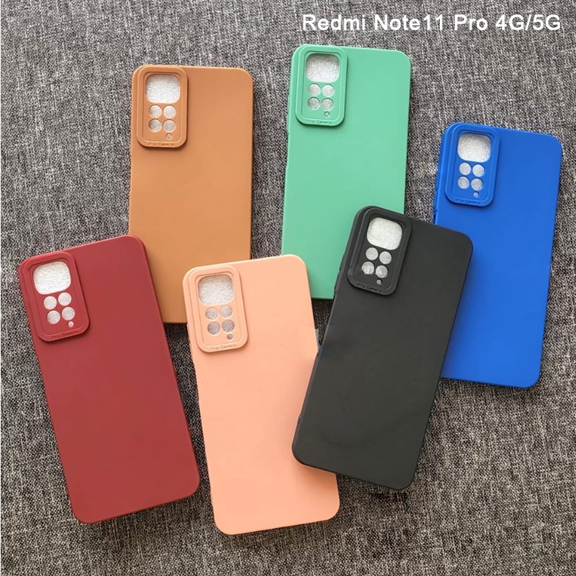 Softcase Xiaomi Redmi Note 11 Pro Redmi Note 11 Pro 4G Redmi Note 11 Pro 5G Case 3D Pro Camera Gel Silika Casing