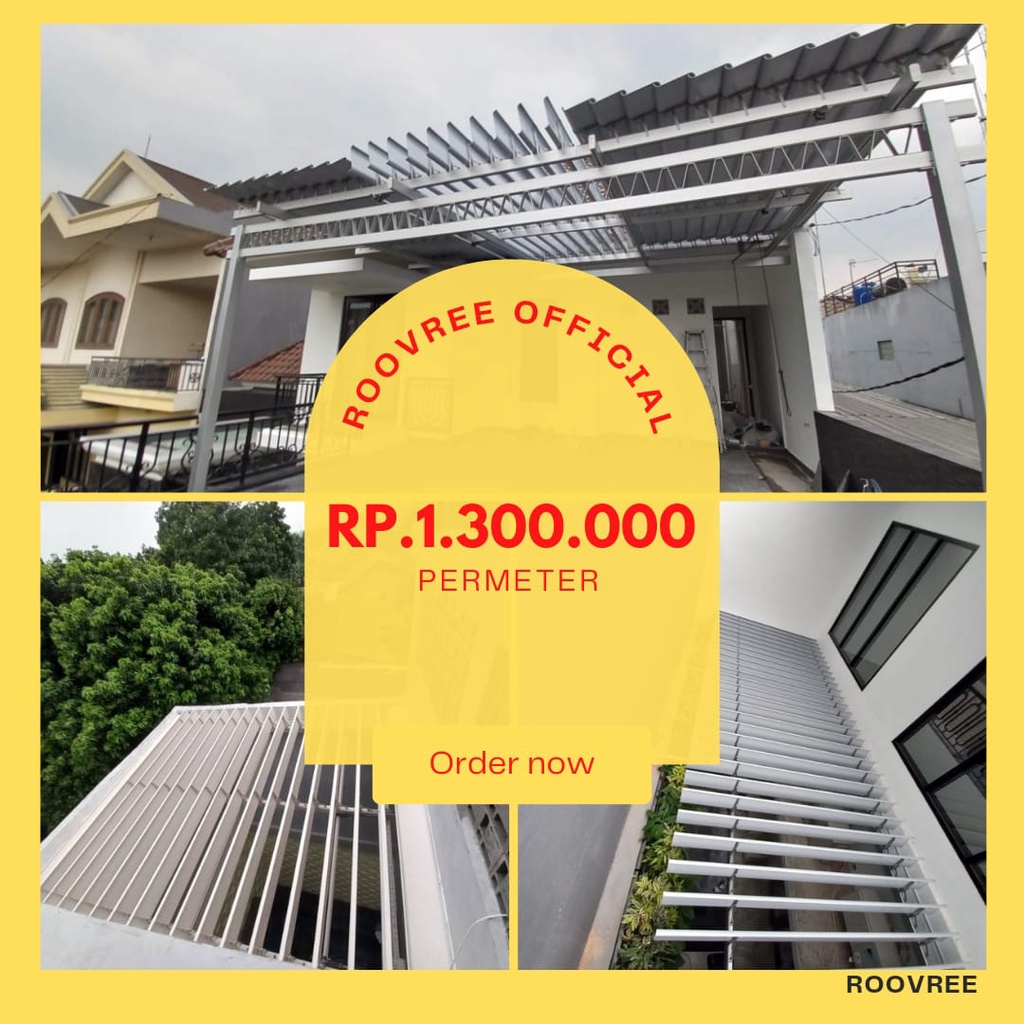 Atap buka tutup Roovree