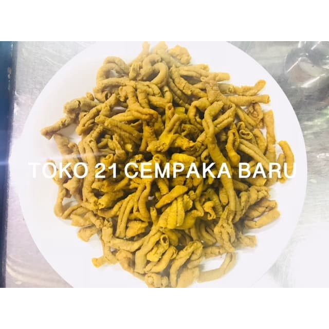 

Terlaris ✨ -Keripik Usus Ayam ORIGINAL 1 BALL | Kripik Usus Ayam Crispy Enak Murah- 2.2.23