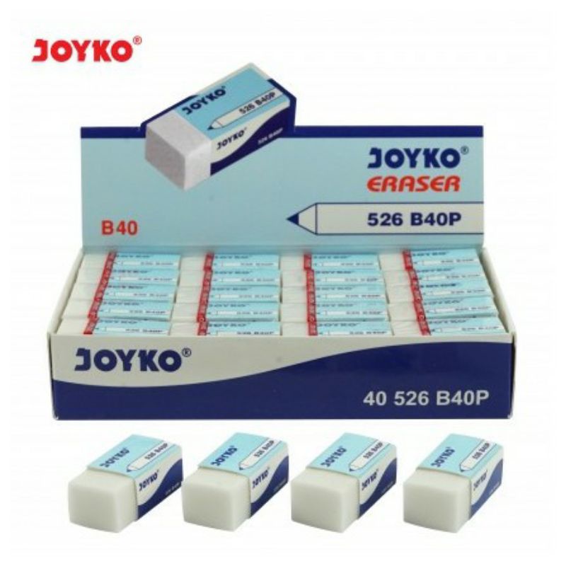 

Penghapus / Eraser Joyko Putih Kecil 526 B40P 1 Pack Isi 40 Pcs