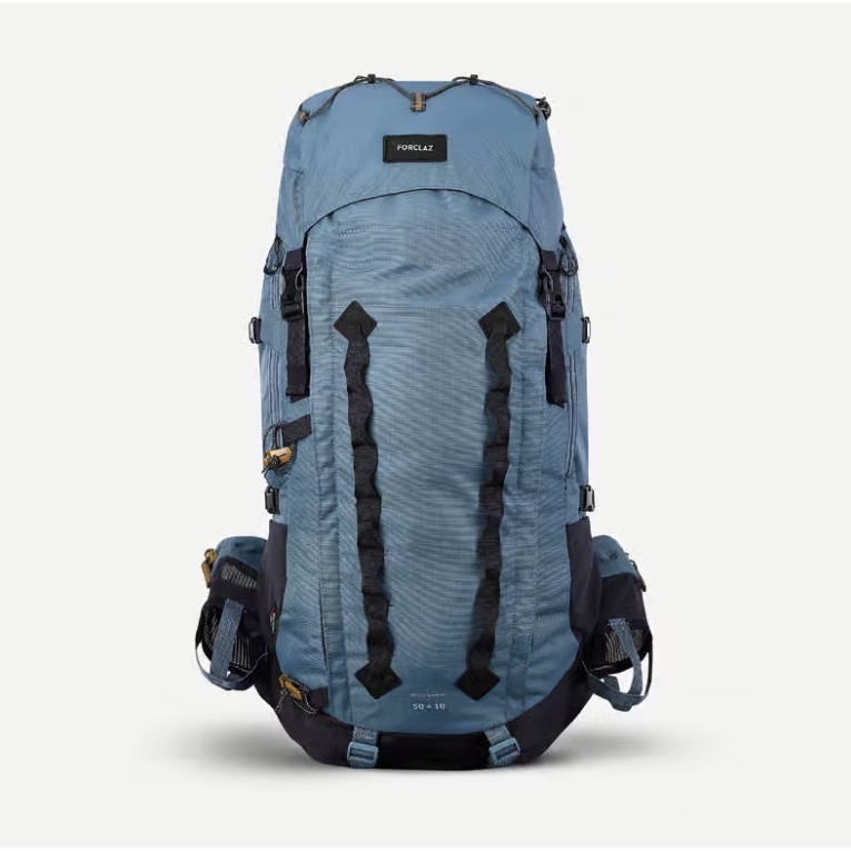 FORCLAZ Trek 900 Tas Ransel Gunung 50L+10L Trekking Nyaman Dibawa