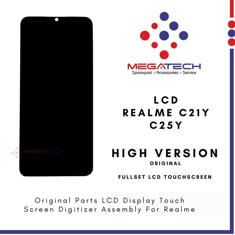 Dijamin Ori&gt;/ LCD Realme C21Y / Realme C25Y Fullset Touchscreen