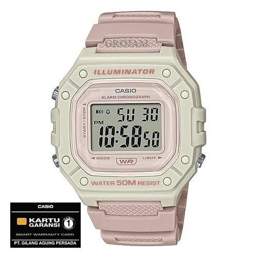 CASIO W 218H W-218H ORIGINAL GARANSI RESMI