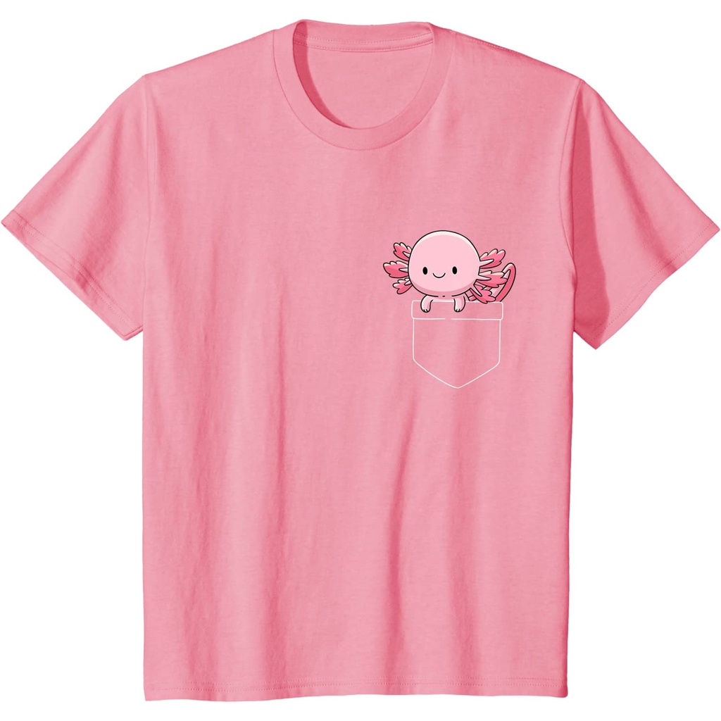 Baju anak Axolotl in Pocket Kawaii Cute Anime Pet Gifts T-Shirt baju anak murah Fashion Bayi Fashion