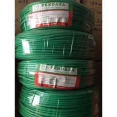 KABEL NYAF, PERDANA, 1X1.5MM, 100M, HIJAU