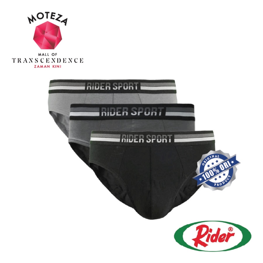 Moteza Celana Dalam Underwear Brief Pria - RIDER R325 B / R337 B / R317 B / R785 B