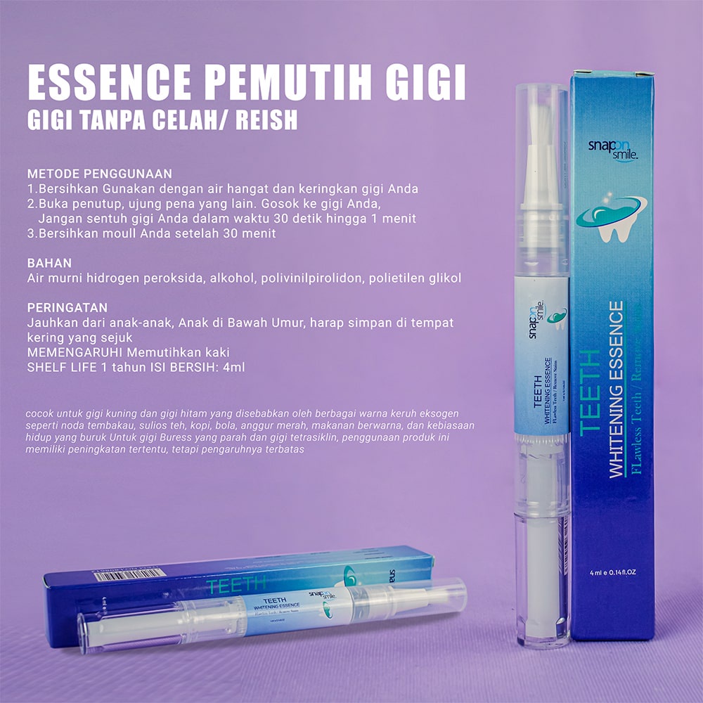 [PROMO MURAH] Dazzling White Gel Pemutih Gigi - Pemutih gigi kuning permanen - Instant Teeth Whitening