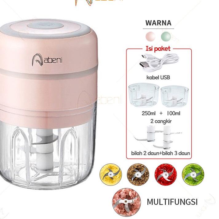 ♦ Abeni blender mini /USB Multifungsi Blender Bumbu Dapur Praktis blender portable Food Chopper ❈