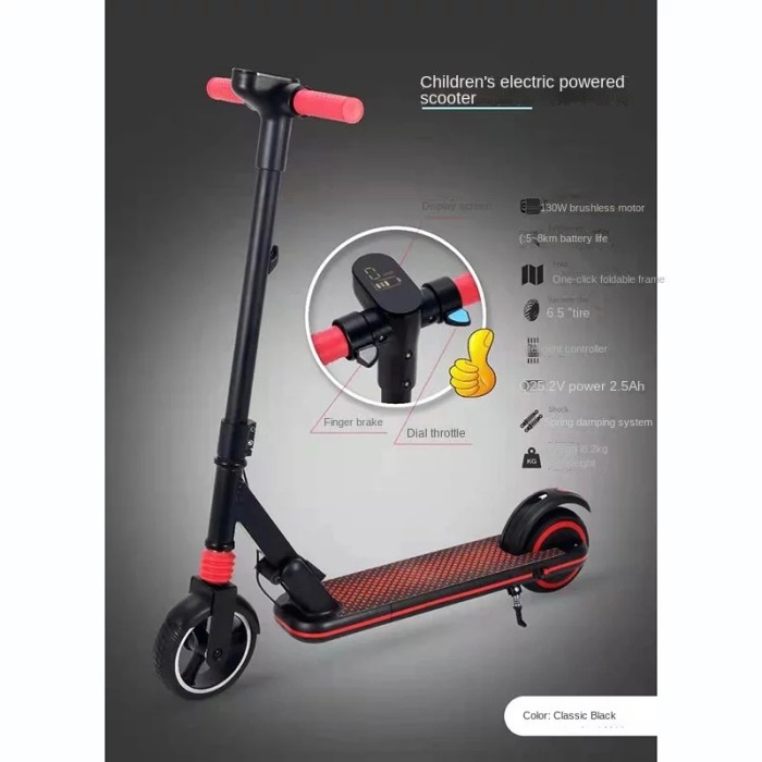 Skuter Listrik Lipat Anak Skuter Otoped Anak #Original