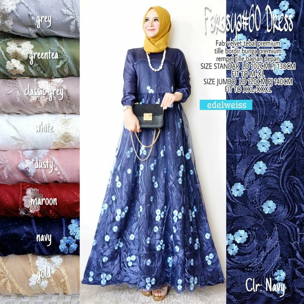 Dress Muslim Super Jumbo xxxl Ld 130cm Farasya #60 Dres Brukat Tile Gamis Kondangan Terbaru Mewah Kekinian Gamis Lebaran Anak Perempuan Gamis Warna Putih Outfit Bridesmaid Gamis Broklat Jumbo Big Size Gamis Syar'i Terbaru Gaun Pesta Resepsi Pernikahan