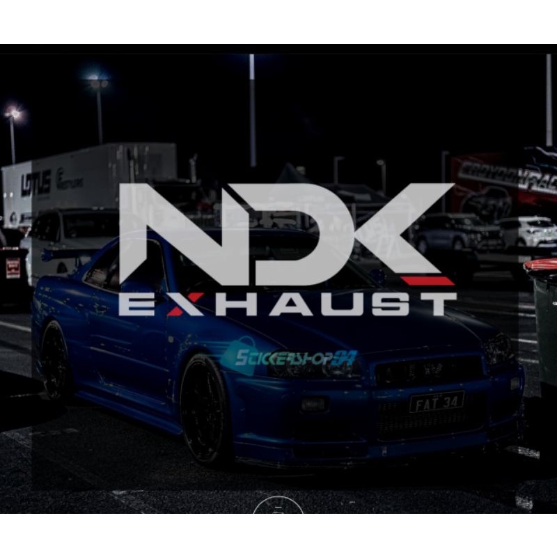 stiker NDK exhaust