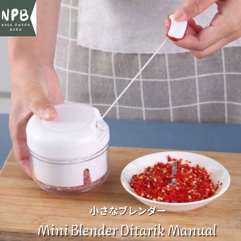 Mini Blender Ditarik Manual - Blender Mini Praktis Tarik Manual
