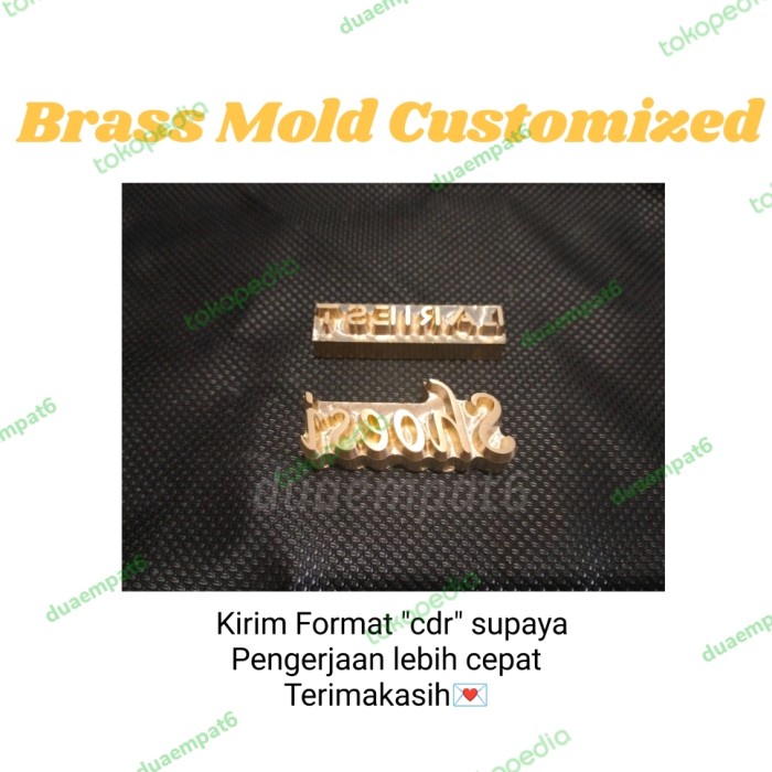 

Terlaris Hot Stamp Custom Stempel Leather Cake Dll
