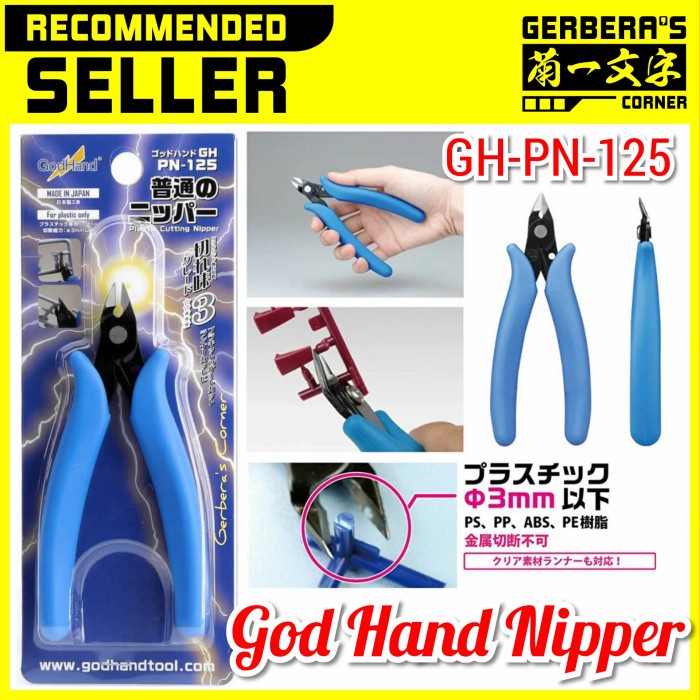 Terlaris Godhand Nipper Gh-Pn-125 Ghpn125 Pn125 Tang Potong God Hand Gundam
